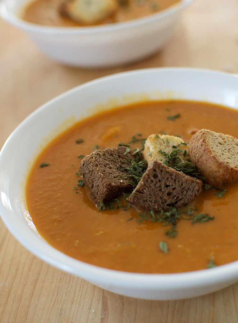 Potage repas savoureux aux lentilles rouges • Alex Cuisine