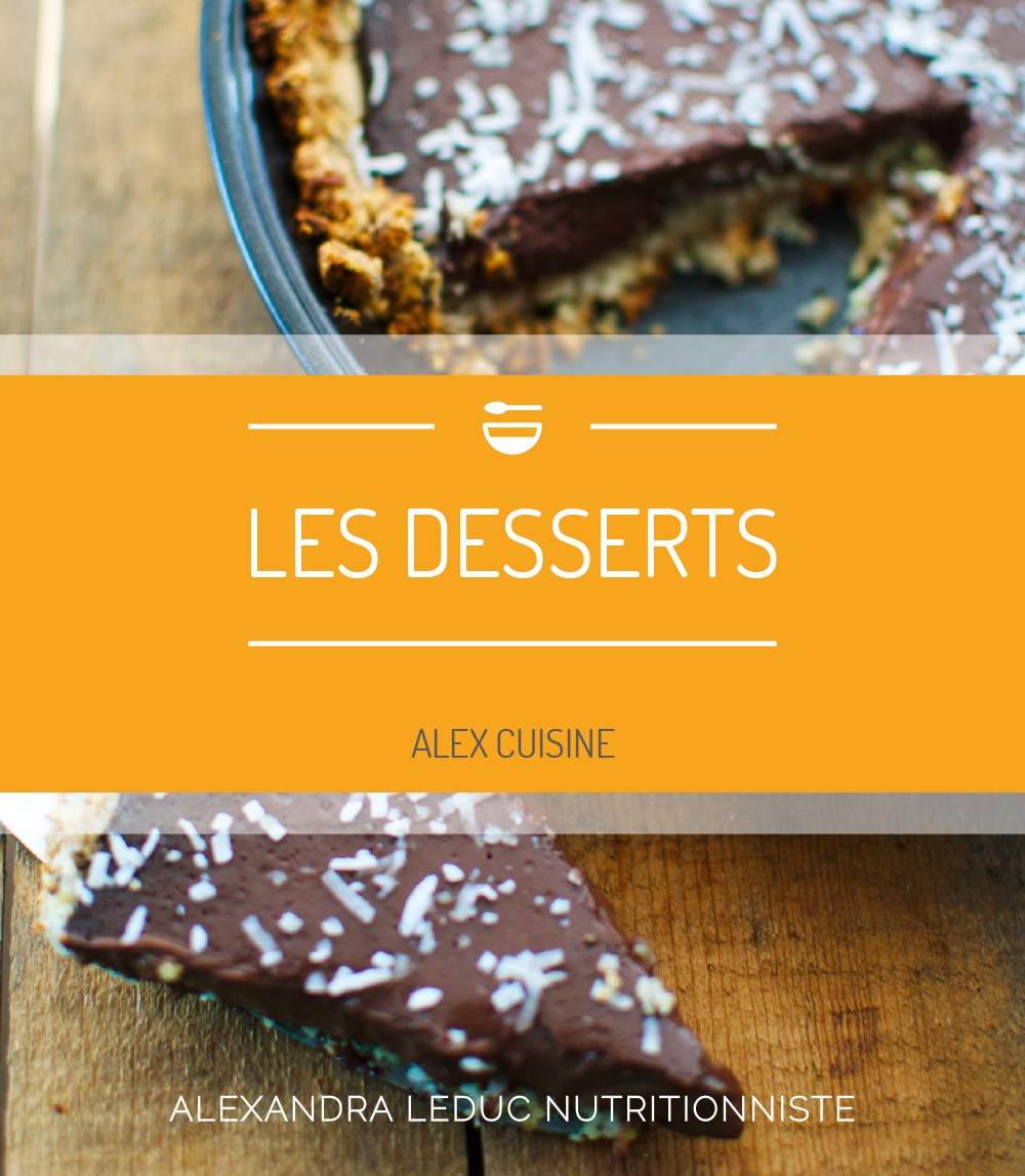 Les desserts - Livre numérique • Alex Cuisine